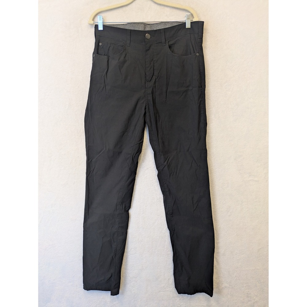 Member's Mark Denali Straight‎ Fit Pants Men's Size 32x32 Black Nylon Spandex